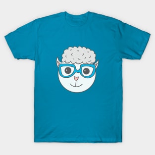Lamb wearing Glasses T-Shirt